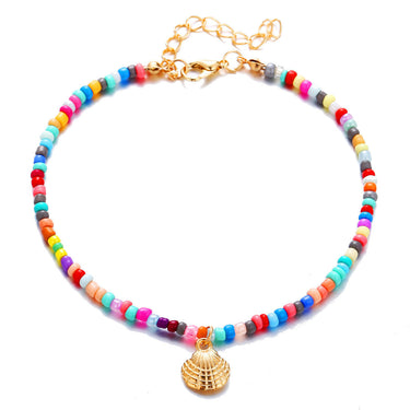 Women's Summer Anklet in 18K Gold Plated